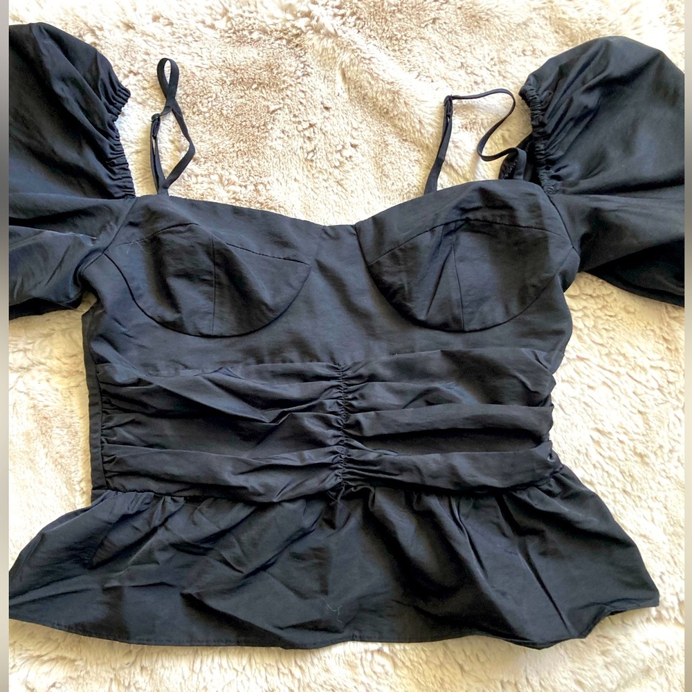 NWOT Wayf X Emma Rose Tipsy Convertible Bustier Top